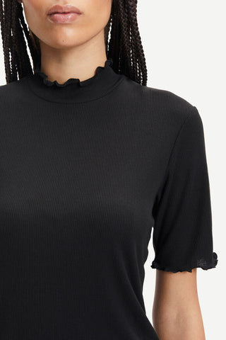 Nelli Short Sleeve Shirt | Black