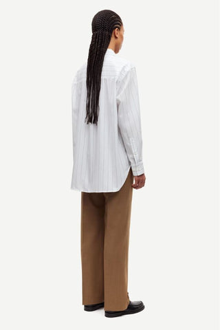 Salova Pocket Shirt | White Pin St.