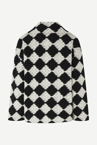 Tess Overshirt Full Zip | Crochet BW
