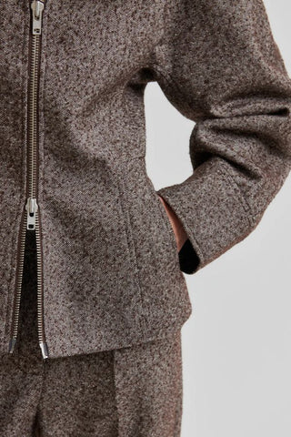 Arbor Fitted Jacket | Chocolate Plum