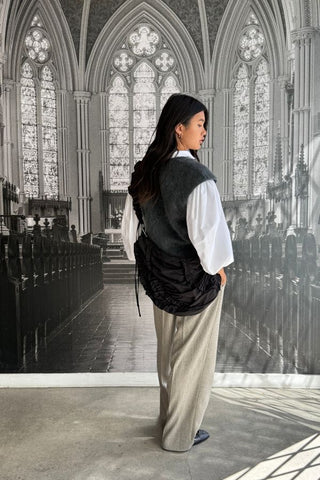 Camryn Knit Vest | Volcanic Ash