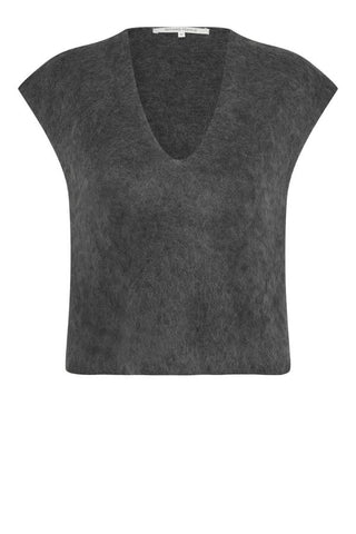 Camryn Knit Vest | Volcanic Ash