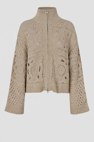 Crosette Knit Cardigan