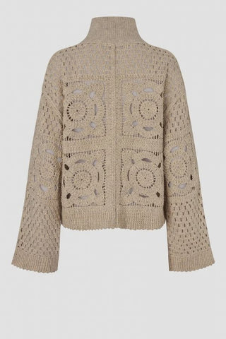 Crosette Knit Cardigan