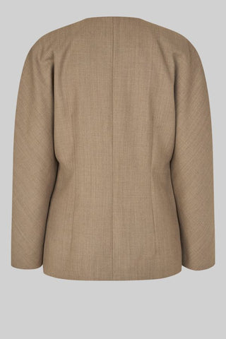 Level up Blazer | Mid Brown Melange