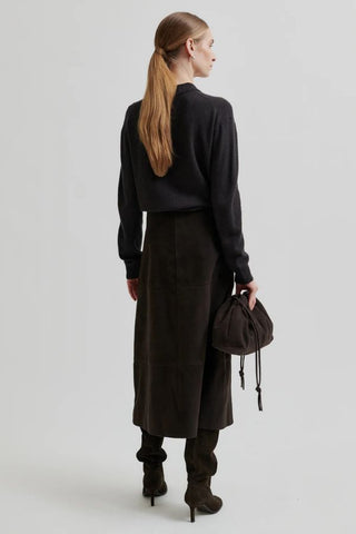 Vilena Knit Long Sleeve | Chocolate Brown