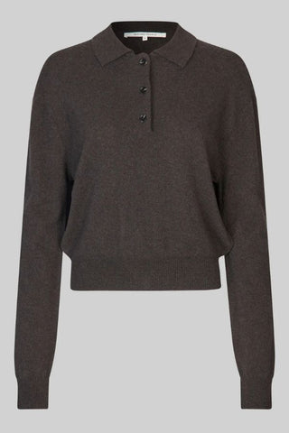 Vilena Knit Long Sleeve | Chocolate Brown