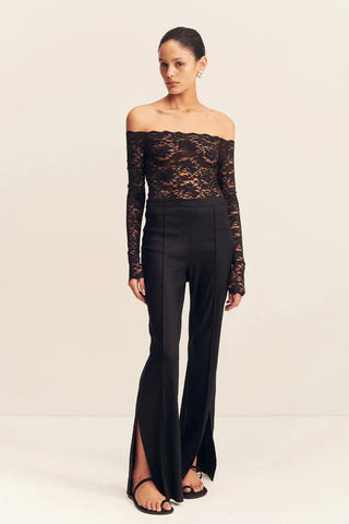 Kasbah Side Split Pant | Black