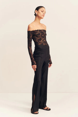 Kasbah Side Split Pant | Black