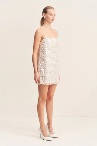 Asteri Mini Dress | Silver