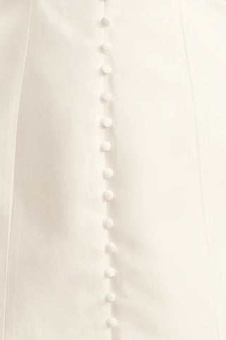 Calcite Off Shoulder Mini Dress | Ivory