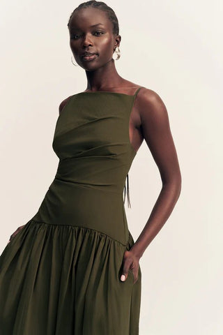 Campbell Square Neck Maxi Dress