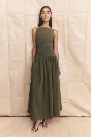 Campbell Square Neck Maxi Dress