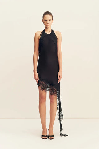 Eniko Lace Open Back Mini Dress