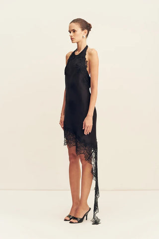 Eniko Lace Open Back Mini Dress
