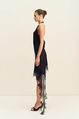 Eniko Lace Open Back Mini Dress