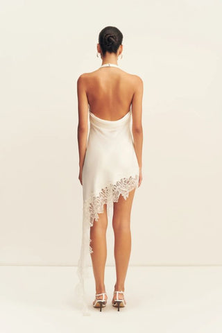 Eniko Lace Open Back Mini Dress