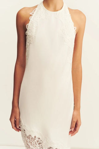 Eniko Lace Open Back Mini Dress