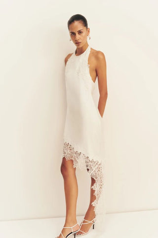 Eniko Lace Open Back Mini Dress