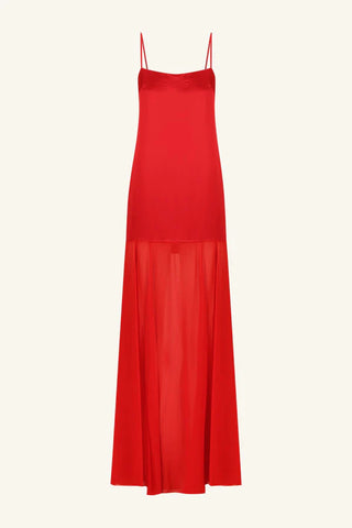 Moraya Dropped Waist Maxi Dress | Chili