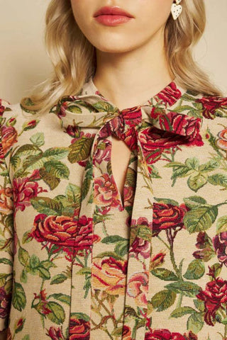 Petunia Tapestry Mini Dress