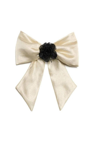 Starlight Bow Hair Clip | Pale Gold