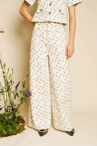 Pêche Ditsy Denim Jeans
