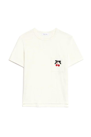 Rory Cherry Embroidery Shirt | Snow White