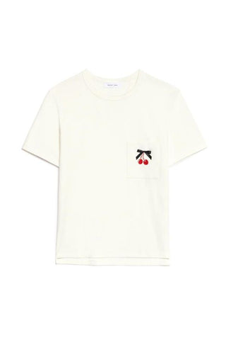 Rory Cherry Embroidery Shirt | Snow White