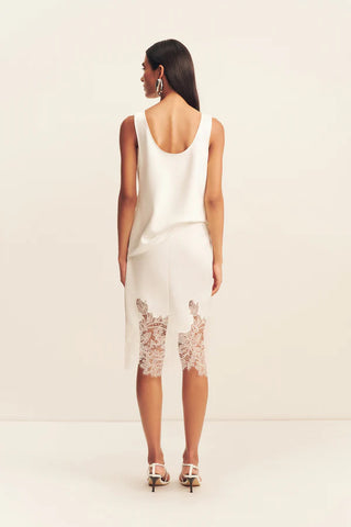 Lucia Lace Knee Length Skirt