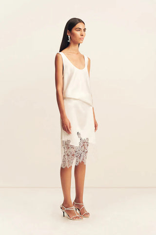 Lucia Lace Knee Length Skirt