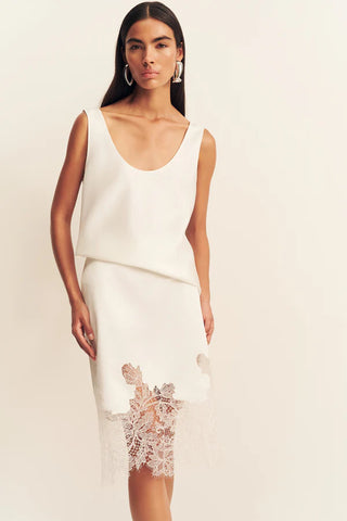 Lucia Lace Knee Length Skirt