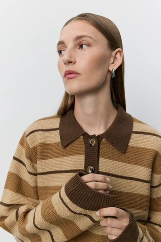 Storma Striped Knit Polo