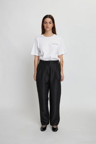 Crispy Pleated Pant | Black