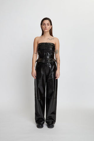 Leather Pants | Black Brown