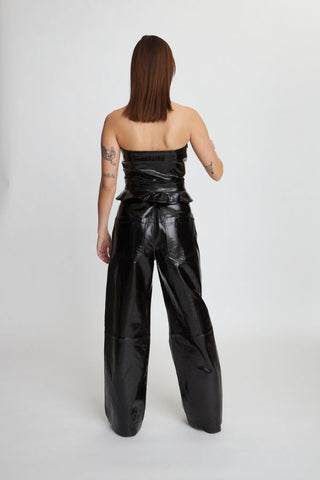 Leather Pants | Black Brown
