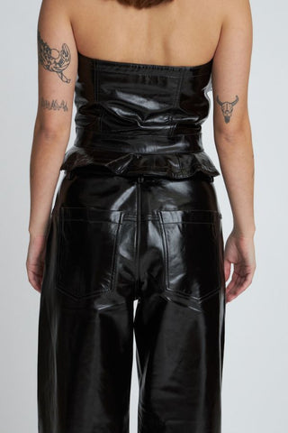 Leather Pants | Black Brown