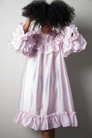 Adena Dress | Lilac Snow