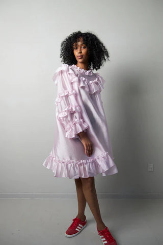 Adena Dress | Lilac Snow