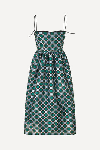 Arya Dress | Mesh Check