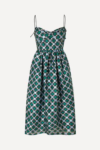 Arya Dress | Mesh Check