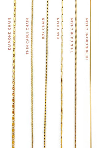 Dainty Chain Necklace | Box Chain