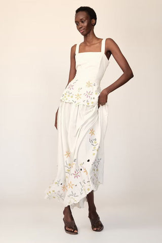 Nube Maxi Scalloped Dress