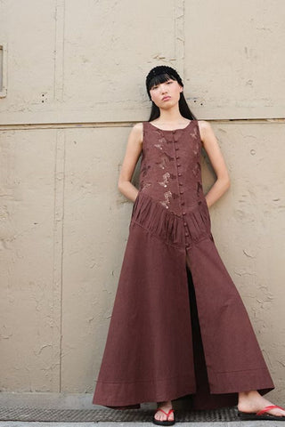 Sally Cutwork Maxi Dress
