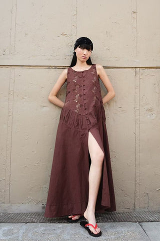 Sally Cutwork Maxi Dress