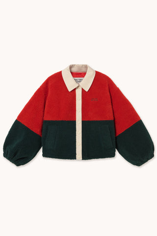 Colour Block Sherpa Jacket