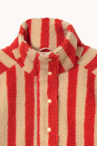 Wide Stripes Sherpa Jacket