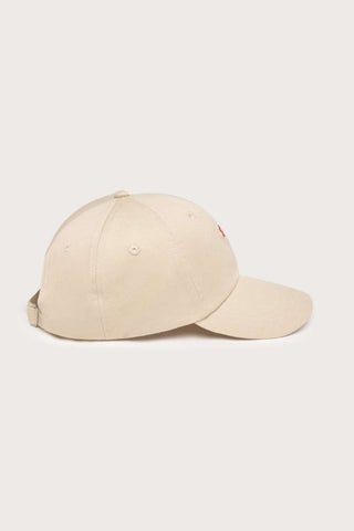 Chris Flower Embroidered TM Cap | Ecru