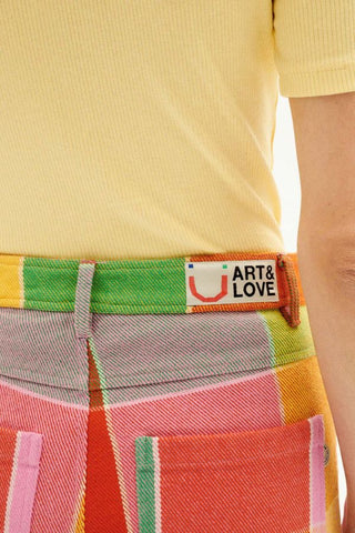 Coral Pants | Multicolour Art