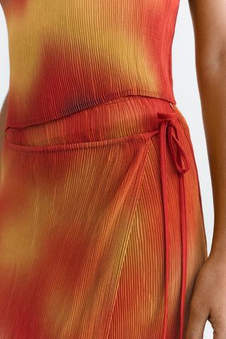 Pauline Flowers Pleated Skirt
